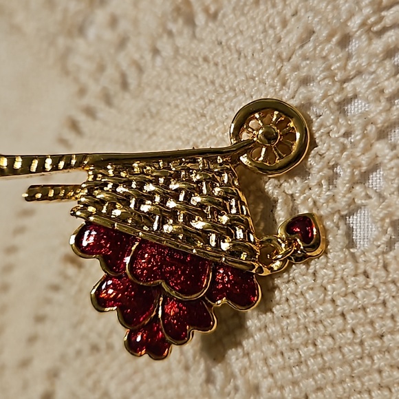 Vintage set Reindeer and Wheelbarrow of Hearts - Picture 7 of 11